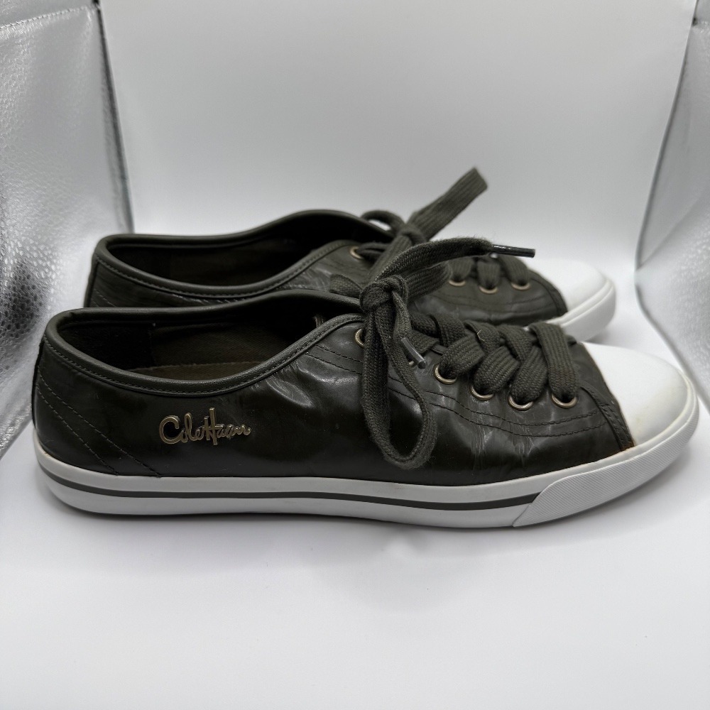 Cole Haan Laurie Sneakers Air Lace Up Shoes Hunter Green Low Top Casual Shoes 7B